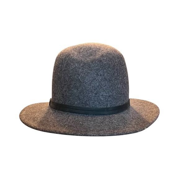 STETSON Gray Mello Felt Hat XL USA Made 100% Wool Crushable WPL 4384 - Picture 4 of 13